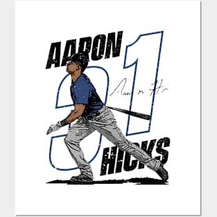 Aaron Hicks New York Y Power Posters and Art